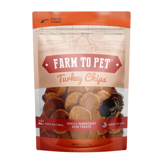 Farm To Pet Turkey Chips (12oz)