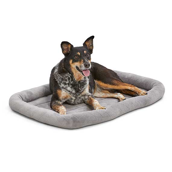 36in Midwest Diamond Stitch Bed Gray